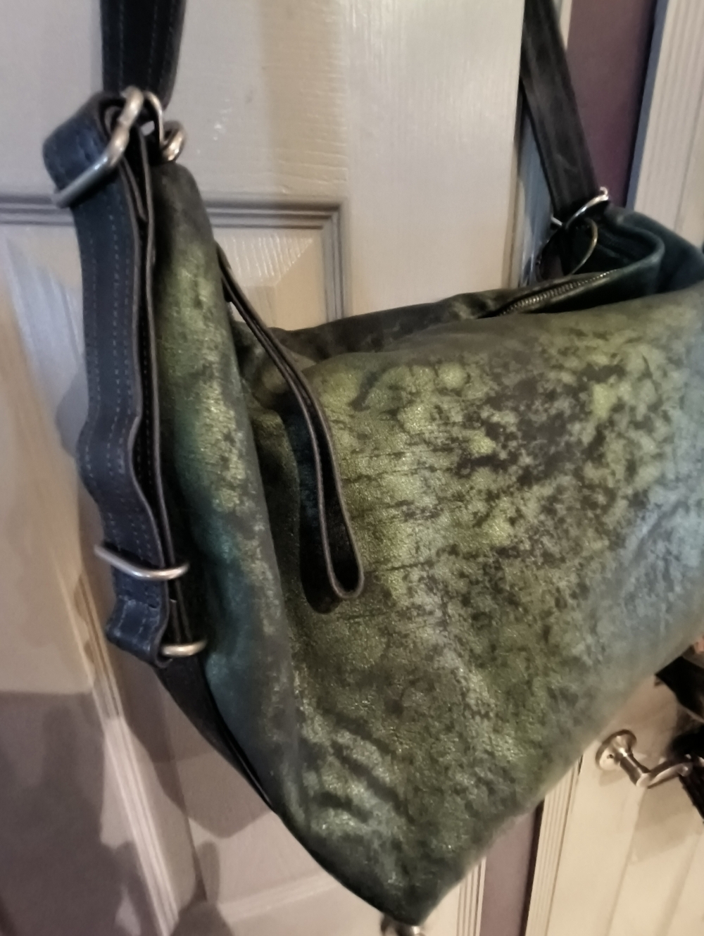 Rough And Tumble Brushed Tarragon Med Duffel